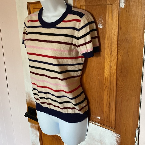 LAST DAY - Modcloth Cream Ringer Tee - Size S - Picture 3 of 9